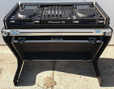 DJ stůl rozkládací - černý