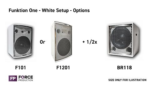 Funktion One - Bílá sestava - F101/F1201