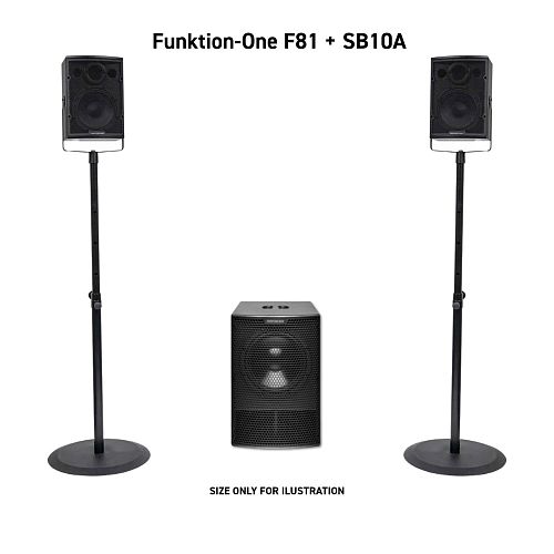 <span>Aktivní ozvučovací sestava</span> Funktion-One F81 + SB10A